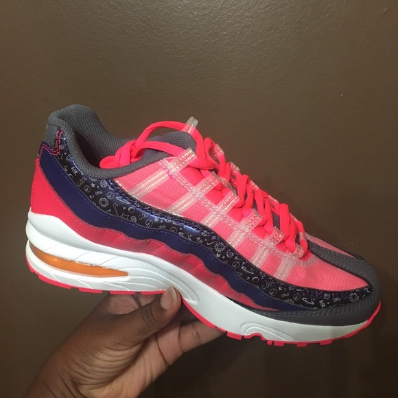 Nike Air Max 95 (GS) Regency Purple/Racer Pink - Picture 5 of 12